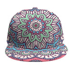 Pastel Mandala Bohemian Pattern Print Snapback Cap