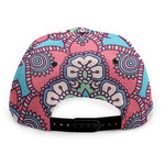Pastel Mandala Bohemian Pattern Print Snapback Cap