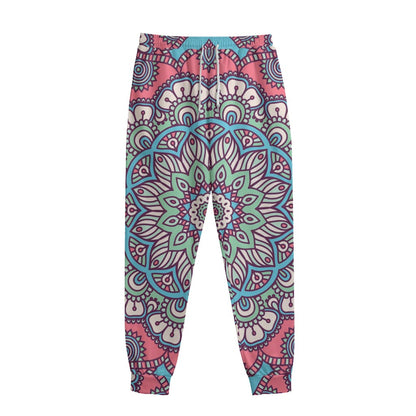 Pastel Mandala Bohemian Pattern Print Sweatpants