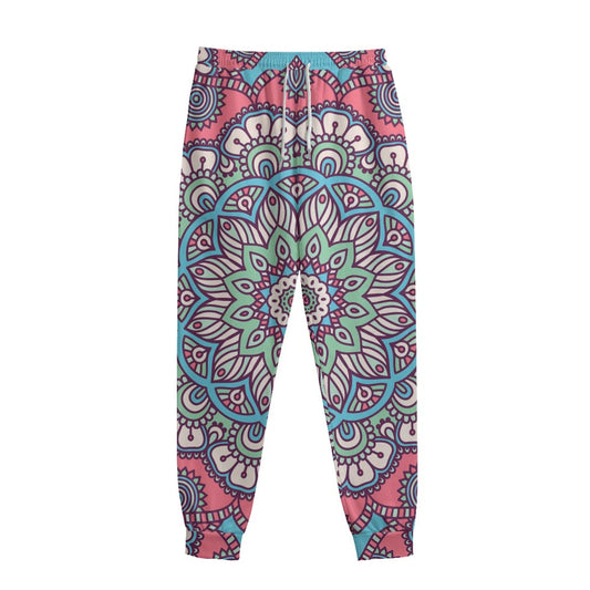 Pastel Mandala Bohemian Pattern Print Sweatpants
