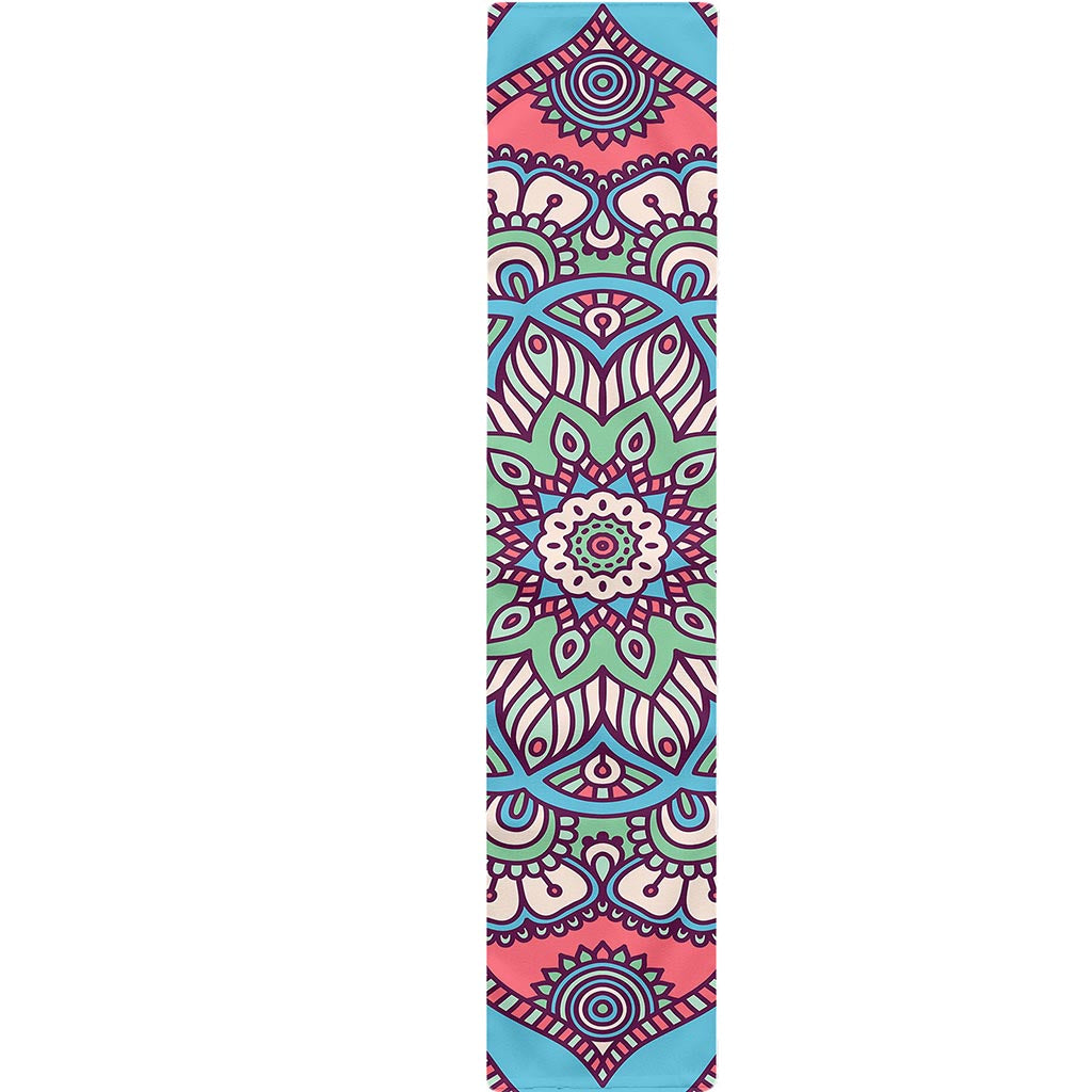Pastel Mandala Bohemian Pattern Print Table Runner