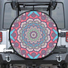 Pastel Mandala Bohemian Pattern Print Tire Cover