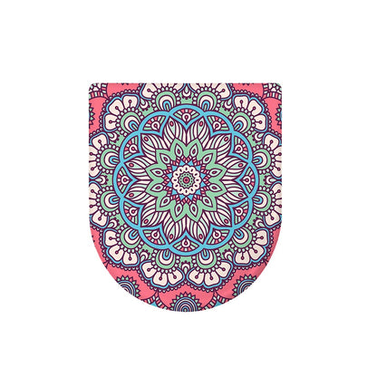 Pastel Mandala Bohemian Pattern Print Toilet Lid Cover