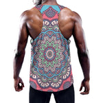 Pastel Mandala Bohemian Pattern Print Training Tank Top