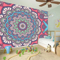 Pastel Mandala Bohemian Pattern Print Wall Sticker