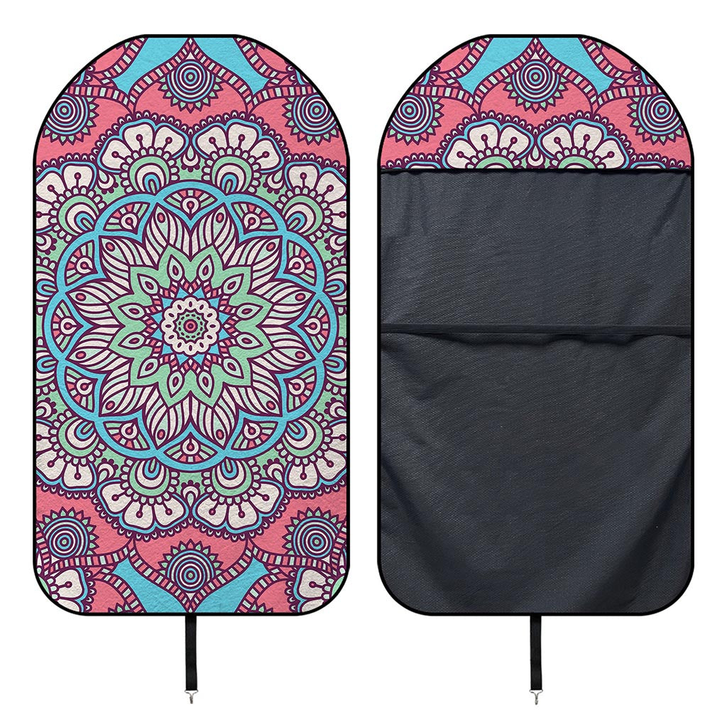 Pastel Mandala Bohemian Pattern Print Waterproof Car Seat Cover