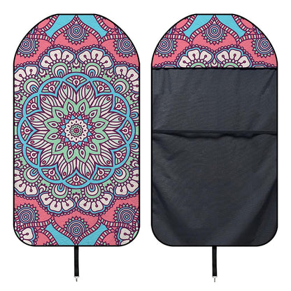 Pastel Mandala Bohemian Pattern Print Waterproof Car Seat Cover