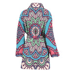 Pastel Mandala Bohemian Pattern Print Women's Bathrobe