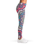 Pastel Mandala Bohemian Pattern Print Women's Leggings