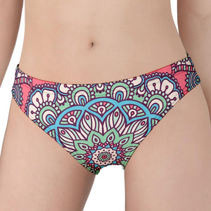 Pastel Mandala Bohemian Pattern Print Women's Panties