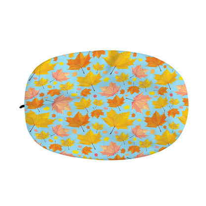 Pastel Maple Leaves Pattern Print Car Side Mirror Covers