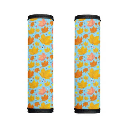 Pastel Maple Leaves Pattern Print Handle Covers