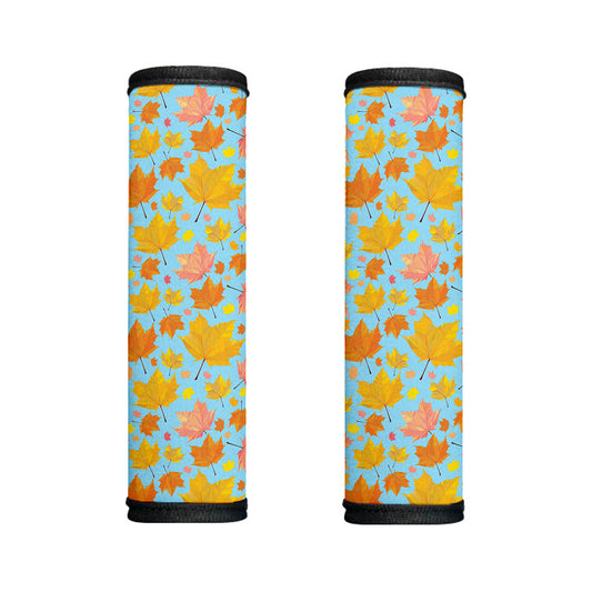 Pastel Maple Leaves Pattern Print Handle Covers
