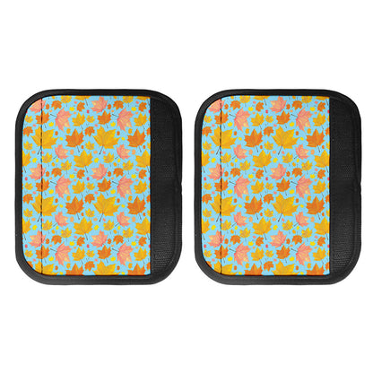 Pastel Maple Leaves Pattern Print Handle Covers