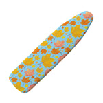 Pastel Maple Leaves Pattern Print Ironing Board Cover