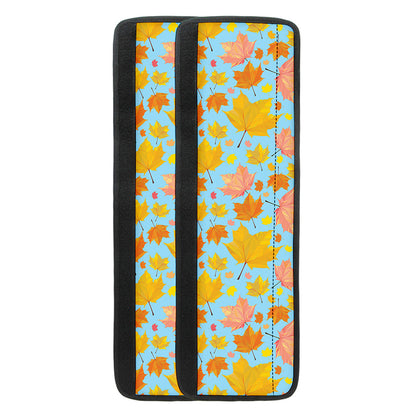 Pastel Maple Leaves Pattern Print Refrigerator Handle Covers