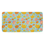 Pastel Maple Leaves Pattern Print Towel