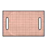 Pastel Orange Tattersall Pattern Print Golf Cart Seat Cover