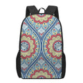 Pastel Ornament Mandala Print 17 Inch Backpack