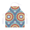 Pastel Ornament Mandala Print Adjustable Apron