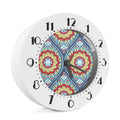 Pastel Ornament Mandala Print Alarm Clock