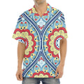 Pastel Ornament Mandala Print Aloha Shirt