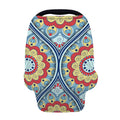 Pastel Ornament Mandala Print Baby Seat Cover