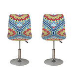 Pastel Ornament Mandala Print Bar Stool Covers