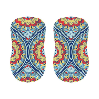 Pastel Ornament Mandala Print Bar Stool Covers