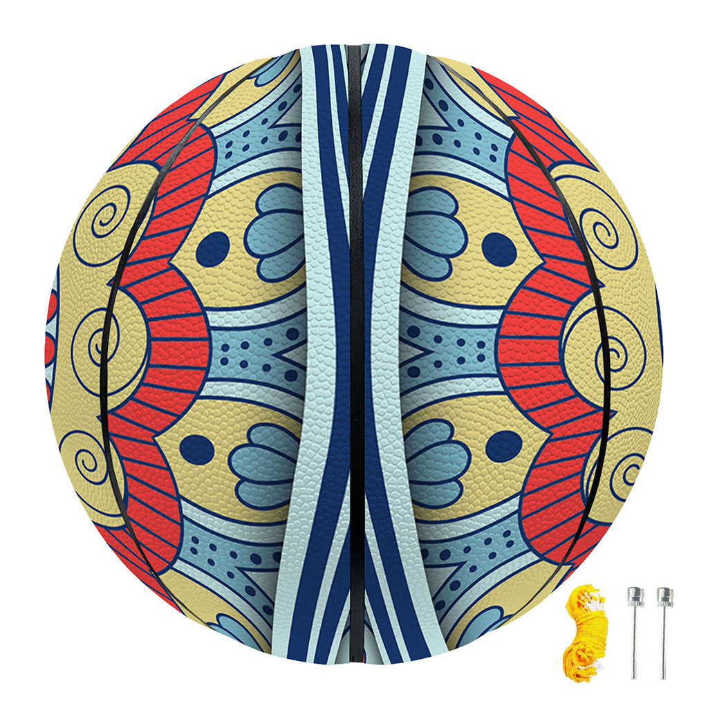 Pastel Ornament Mandala Print Basketball