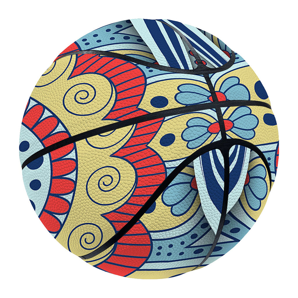 Pastel Ornament Mandala Print Basketball