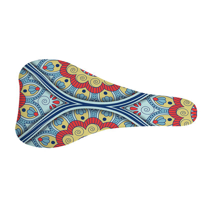 Pastel Ornament Mandala Print Bicycle Seat Cover