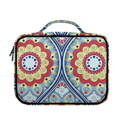Pastel Ornament Mandala Print Briefcase Bible Bag