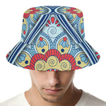 Pastel Ornament Mandala Print Bucket Hat