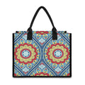 Pastel Ornament Mandala Print Canvas Tote Bag