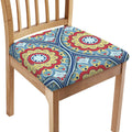 Pastel Ornament Mandala Print Chair Cushion Cover