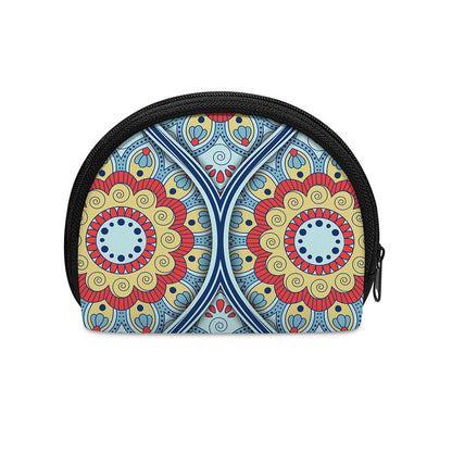 Pastel Ornament Mandala Print Coin Purse