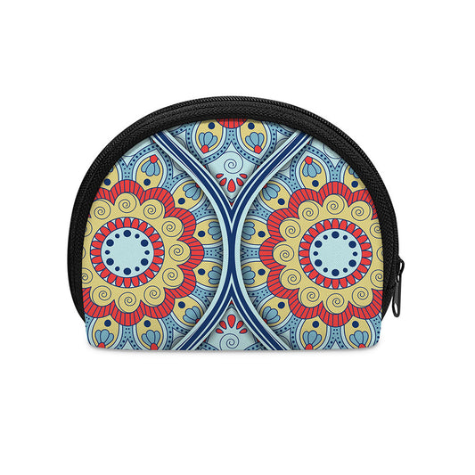 Pastel Ornament Mandala Print Coin Purse