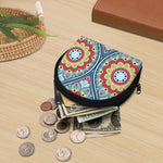 Pastel Ornament Mandala Print Coin Purse