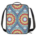 Pastel Ornament Mandala Print Crossbody Lunch Bag