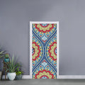 Pastel Ornament Mandala Print Door Sticker