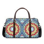 Pastel Ornament Mandala Print Duffle Bag