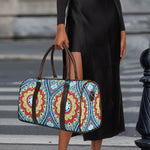 Pastel Ornament Mandala Print Duffle Bag