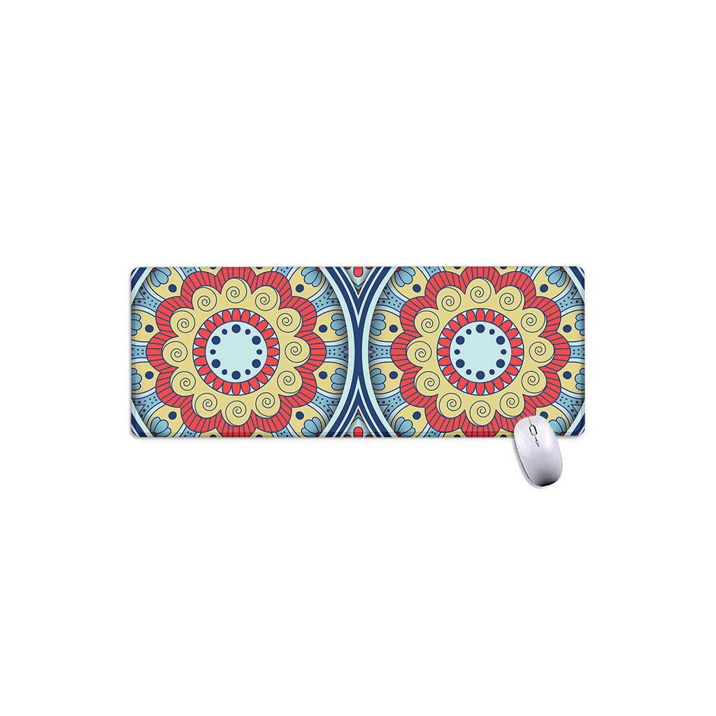 Pastel Ornament Mandala Print Extended Mouse Pad