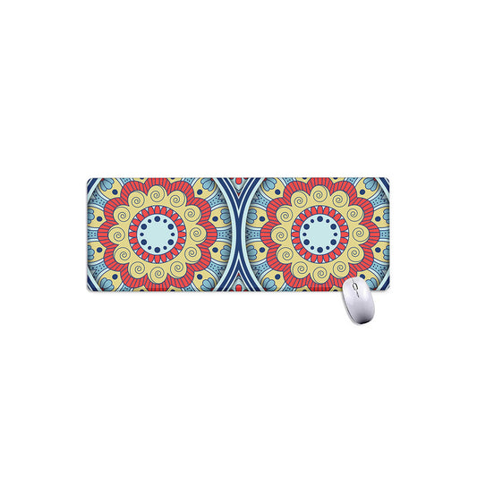 Pastel Ornament Mandala Print Extended Mouse Pad