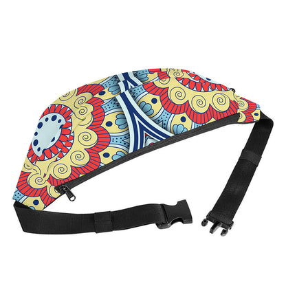 Pastel Ornament Mandala Print Fanny Pack