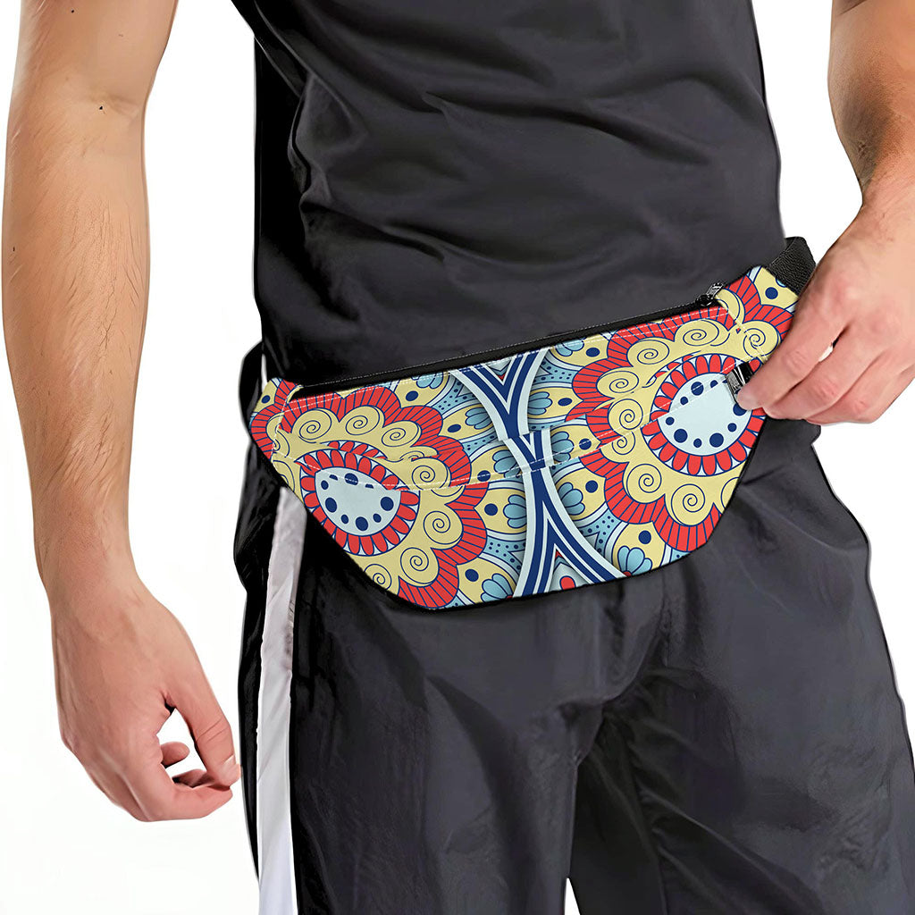 Pastel Ornament Mandala Print Fanny Pack