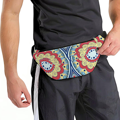 Pastel Ornament Mandala Print Fanny Pack