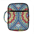Pastel Ornament Mandala Print Front Pocket Bible Bag