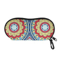 Pastel Ornament Mandala Print Glasses Case